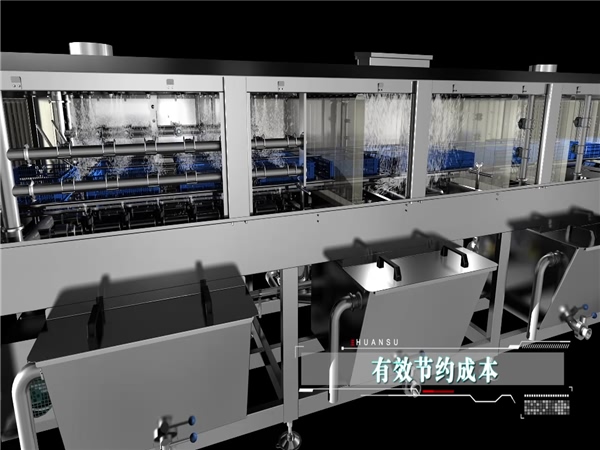周轉(zhuǎn)箱清洗機，塑料盤筐清洗機，水果筐清洗機，價格采購