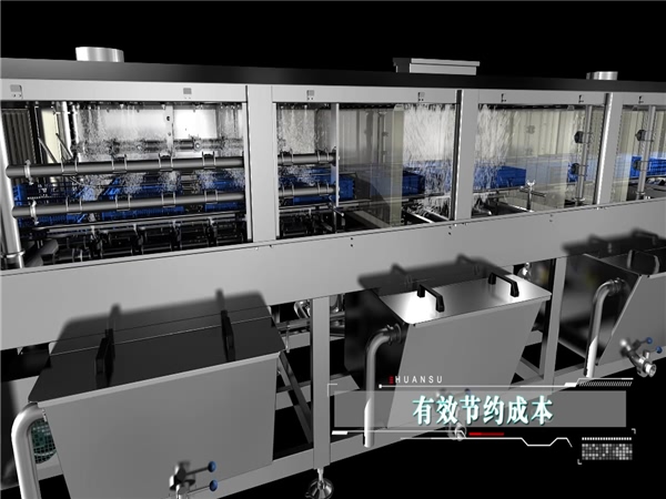 周轉(zhuǎn)箱清洗機，塑料盤筐清洗機，水果筐清洗機，價格采購