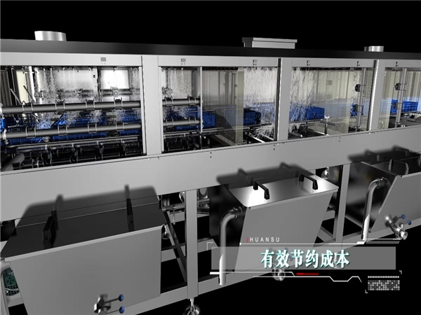 廠家直銷全自動周轉(zhuǎn)箱洗筐機，烘干式清洗機，周轉(zhuǎn)筐清洗機