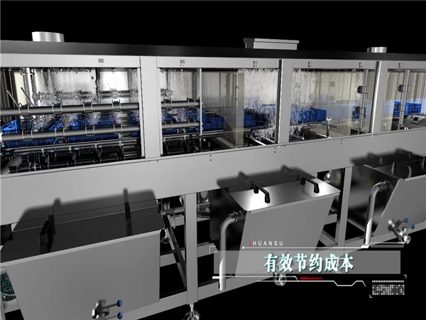 大型洗筐機，塑料筐清洗機，周轉(zhuǎn)箱清洗機